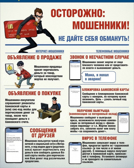 Памятка "Осторожно, мошенники!". Памятка "Осторожно, мошенники!".